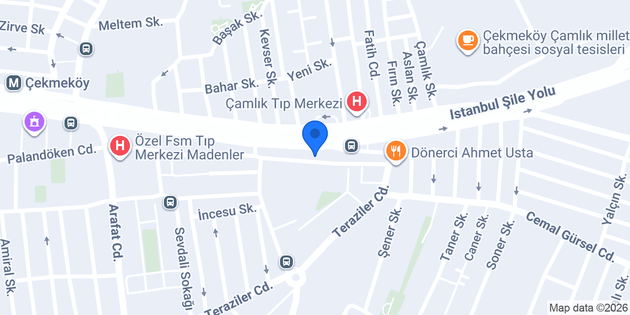 Pegem Akademi Çekmeköy Şubesi konumu