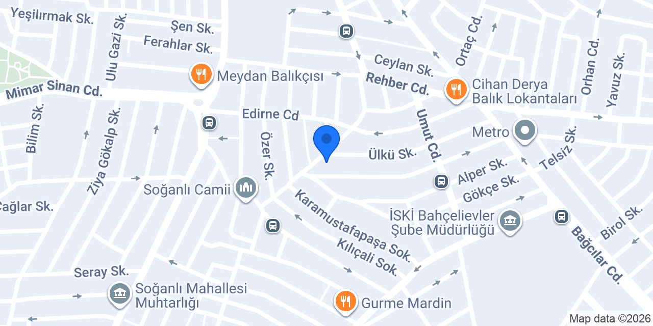 Bağdat Halı Yıkama konumu