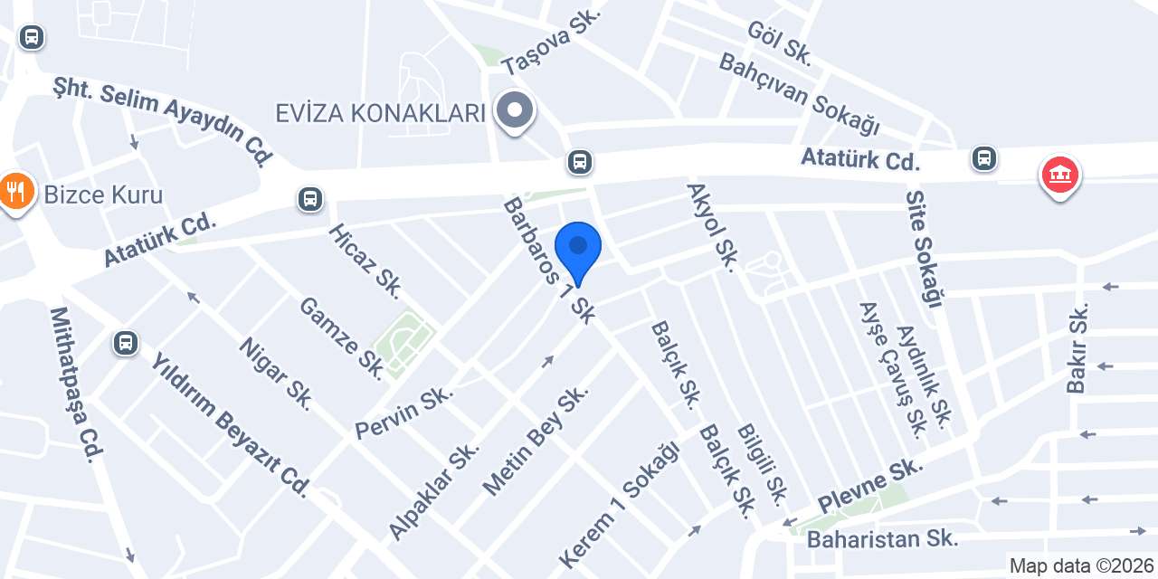 S.a Baran Et konumu