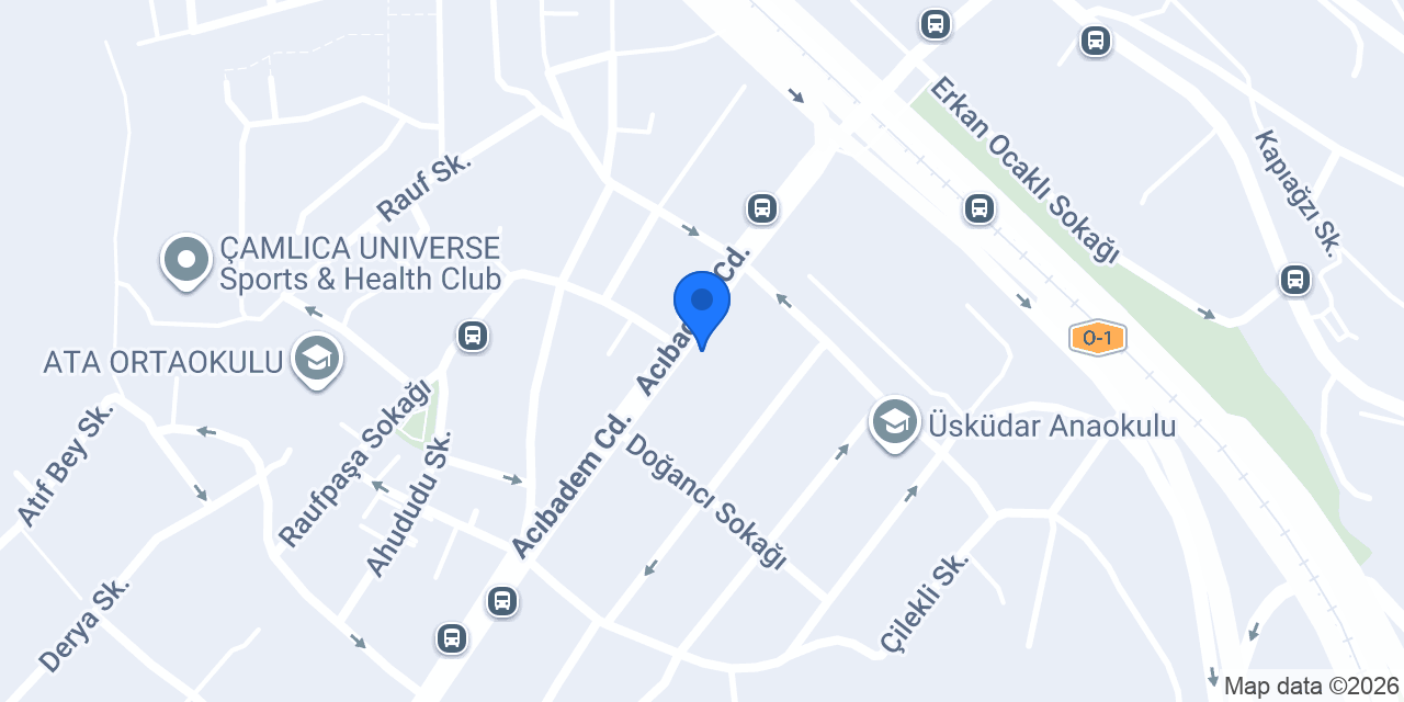 Acıbadem Diş - Üsküdar Diş - Doku Dent konumu