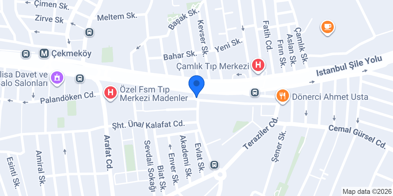 Türkan bayan kuaförü konumu