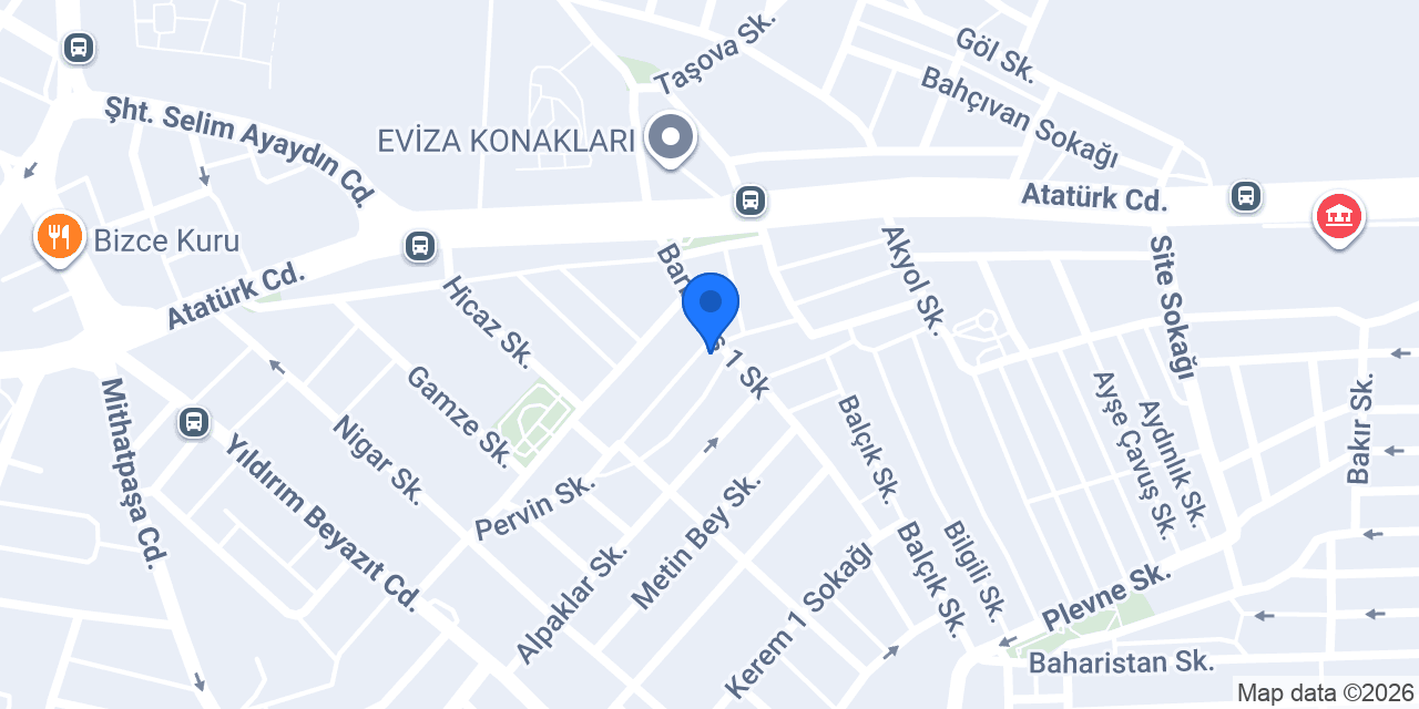 Ekmek Saati Unlu Mamülleri konumu