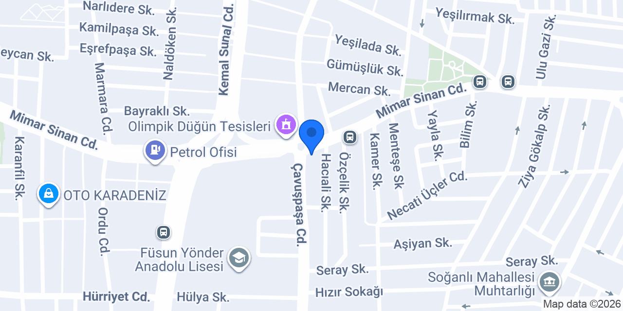 Olimpik Taksi konumu