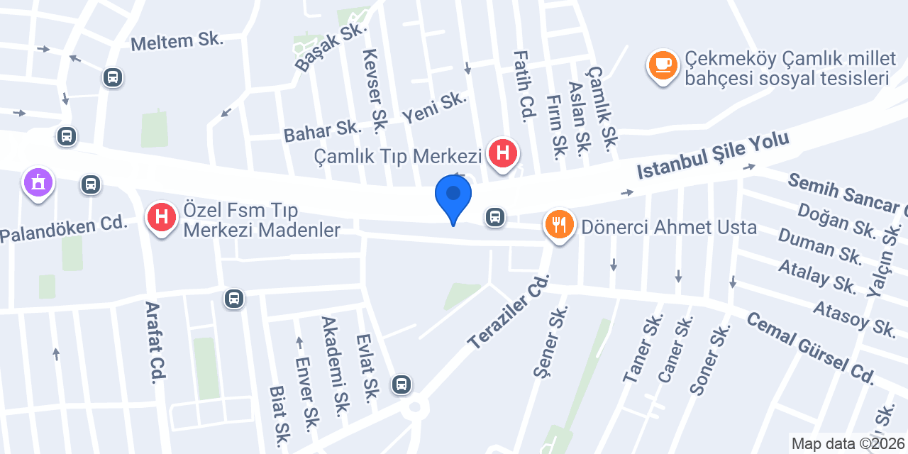 Çamlık Fırın konumu