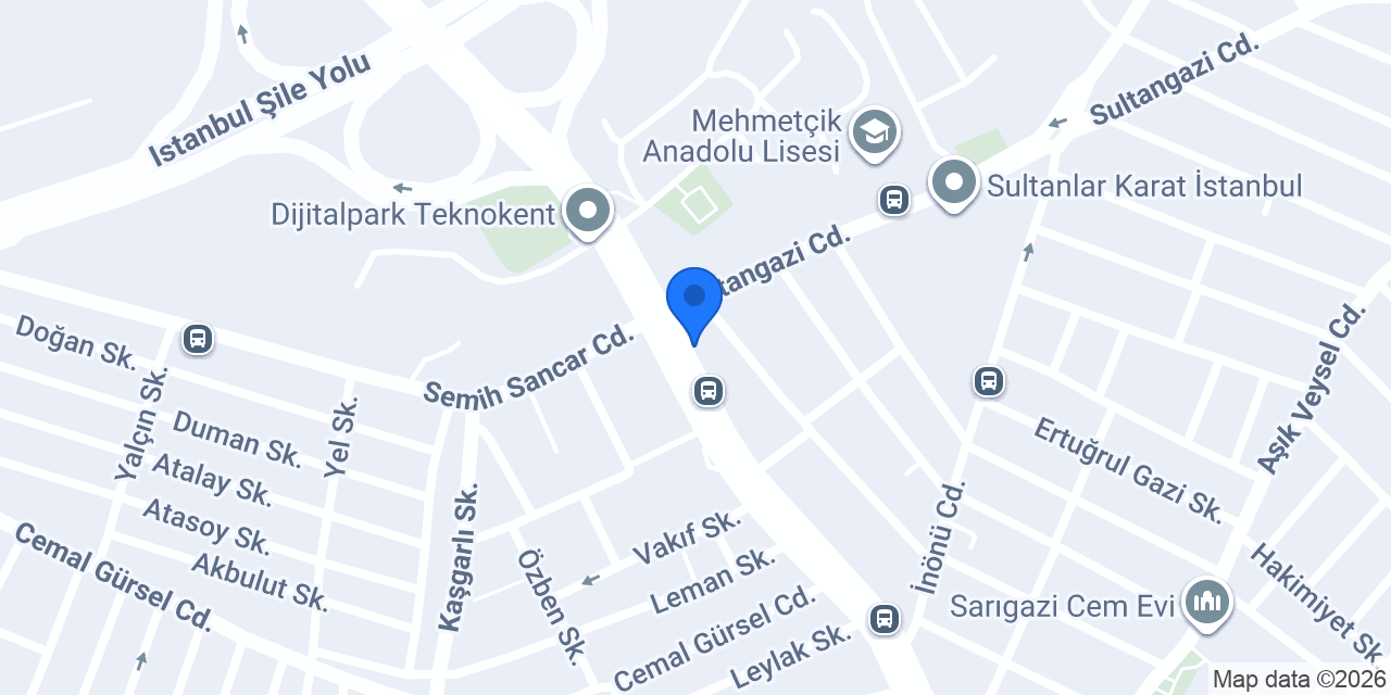 Çilek Mobilya konumu