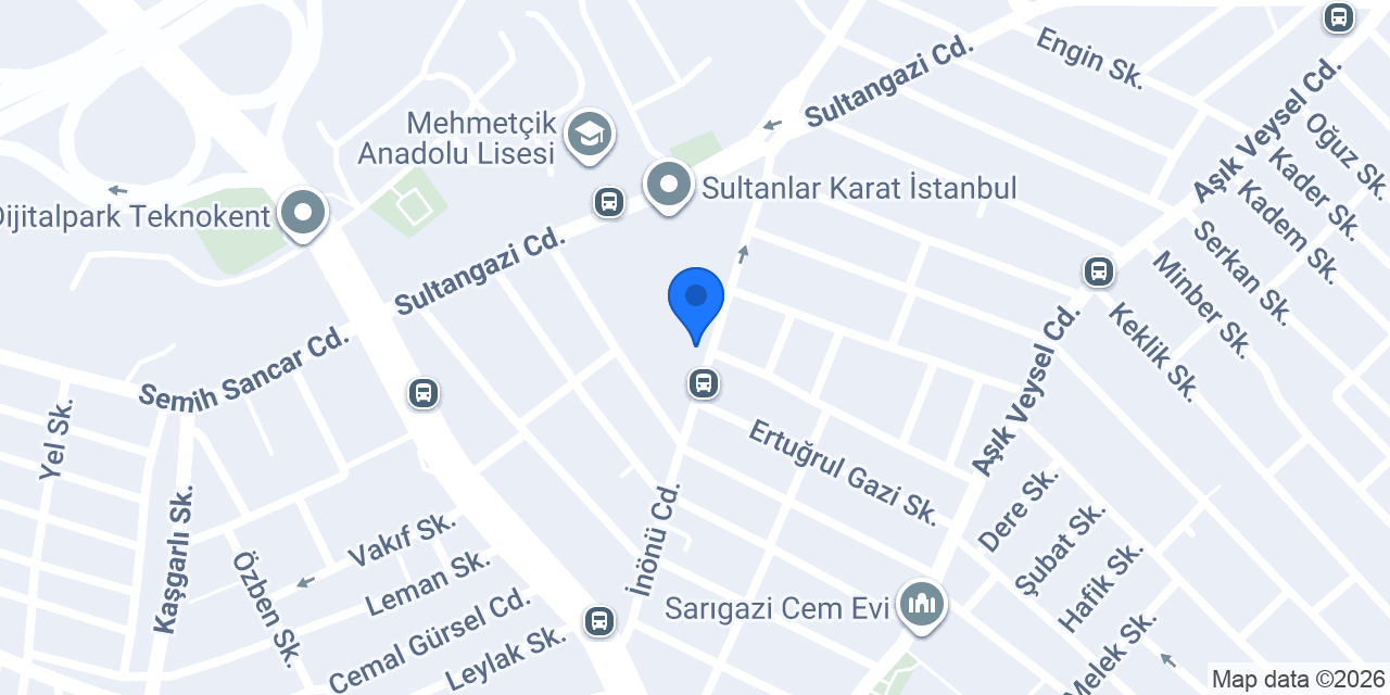 Sultanlar Ortaokulu konumu