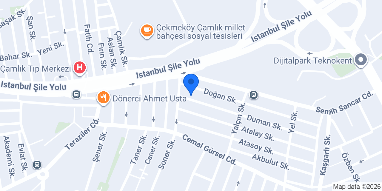 İstanbul Anatolia Tabela konumu
