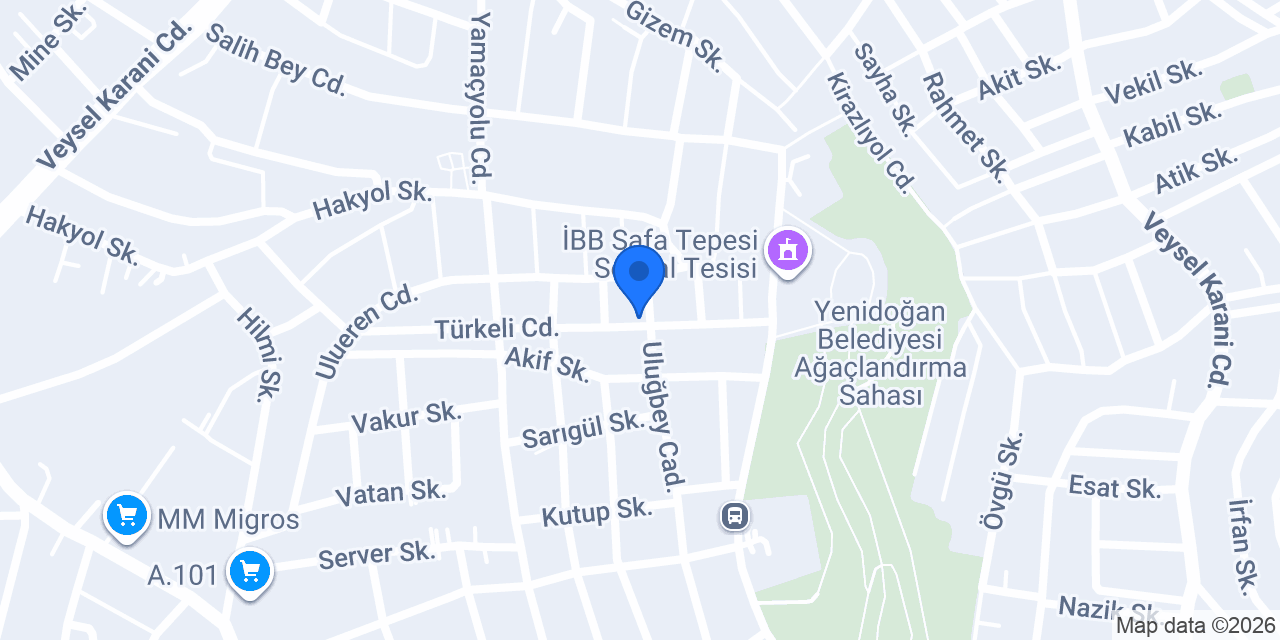 Sancaktepe Otel konumu