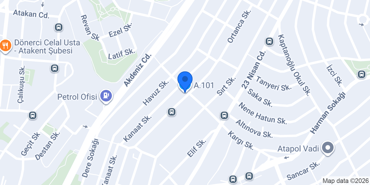 A.101 konumu