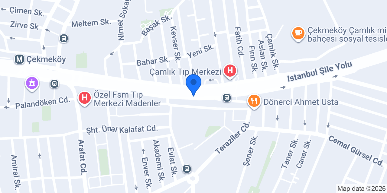 Köfteci Şeref Usta konumu