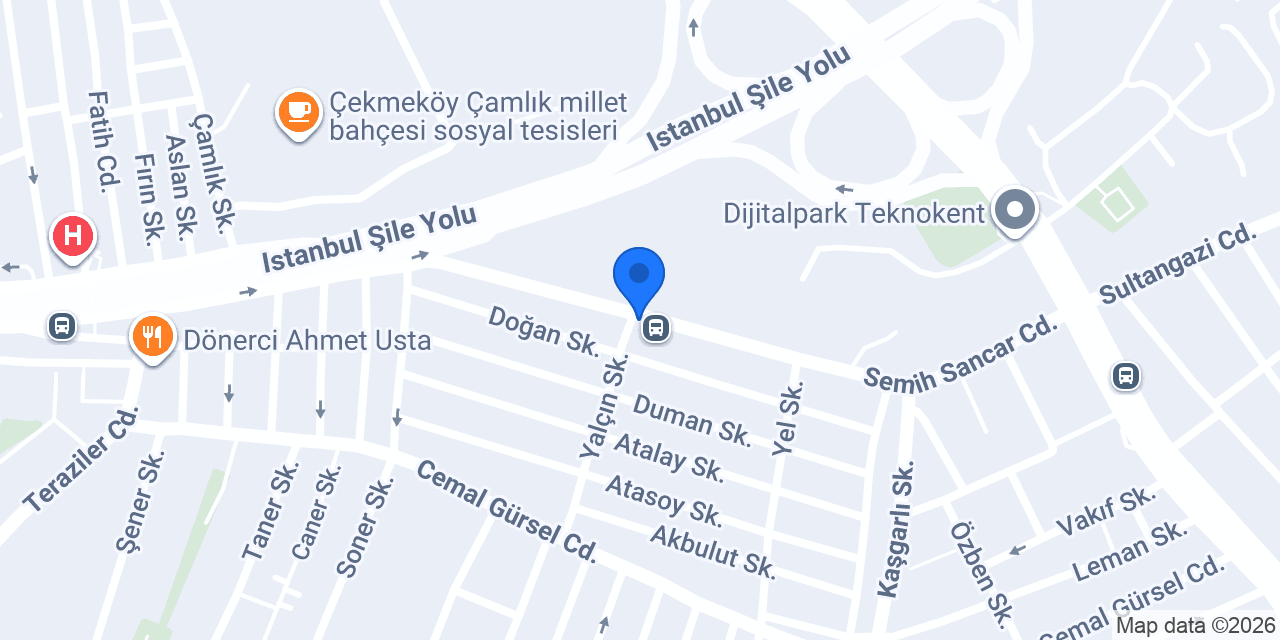 Spoticar Öztek Çekmeköy konumu