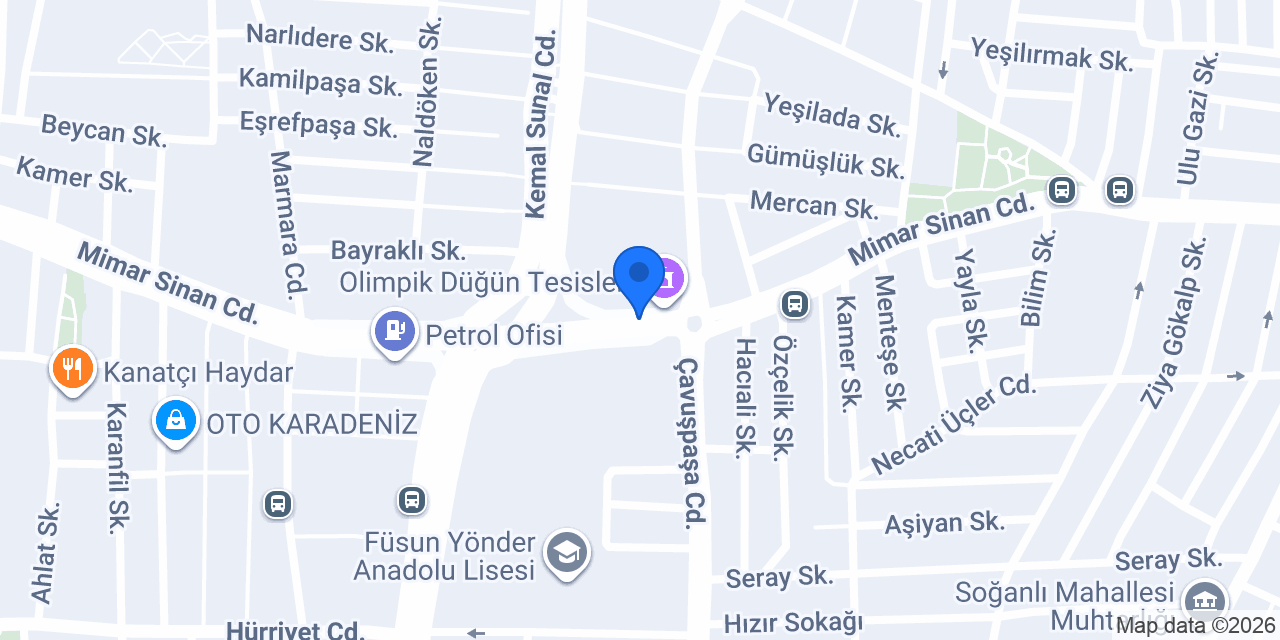 Güneli 4.Etap Şube konumu