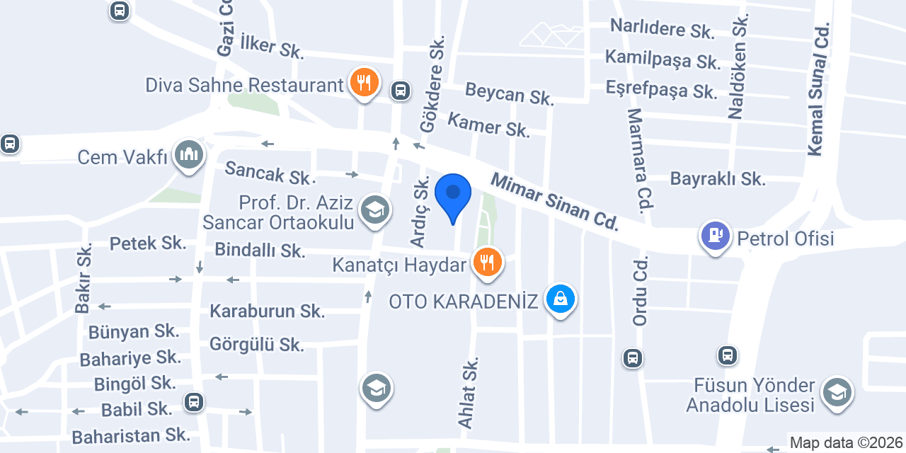 CC Dizayn konumu