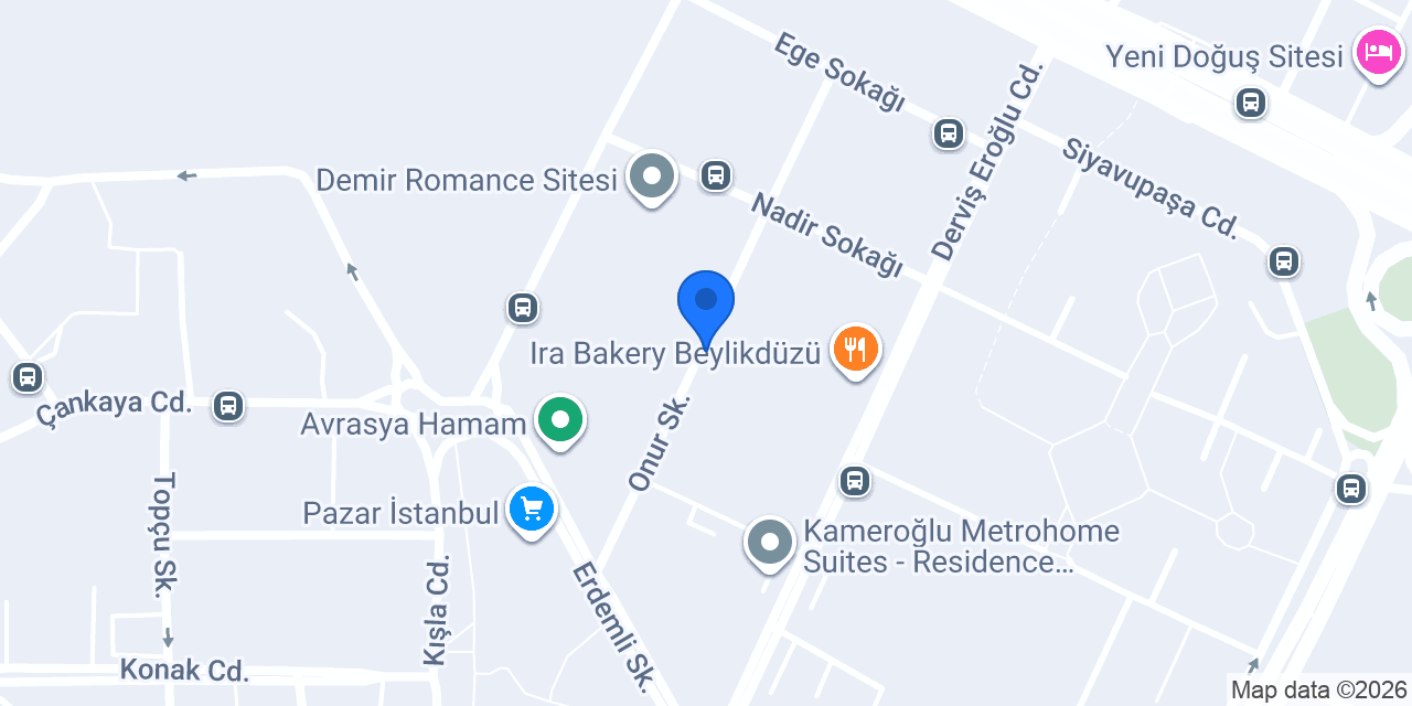 KEBO BEYLİKDÜZÜ konumu