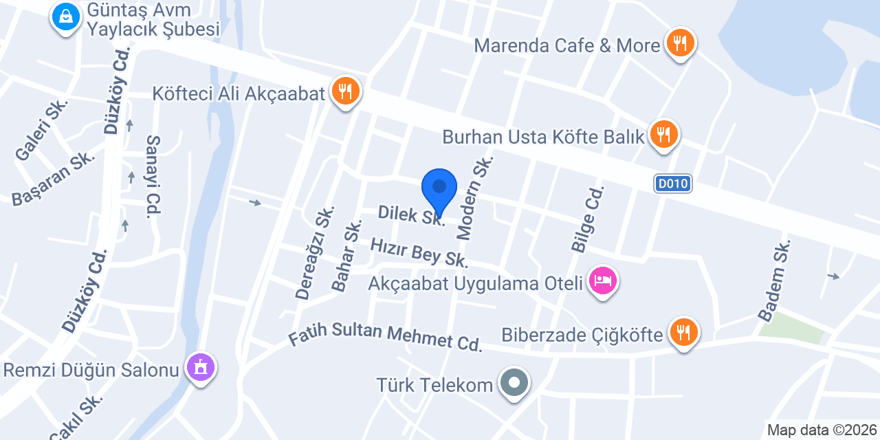 BAŞARAN EMLAK TRABZON konumu