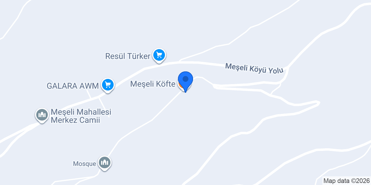 Meşeli Köfte konumu