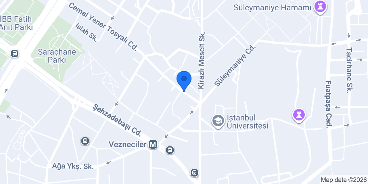 Filiz Kitabevi konumu