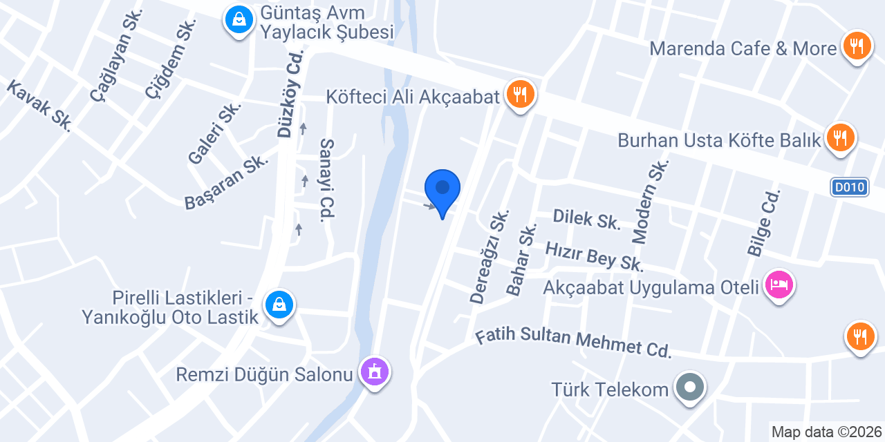 Kayabaşı İnşaat konumu