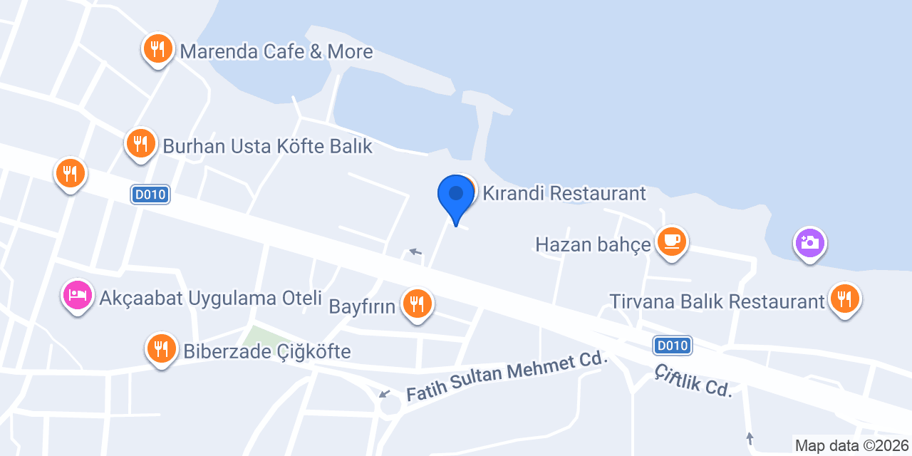 Balıkçıdede Restaurant konumu