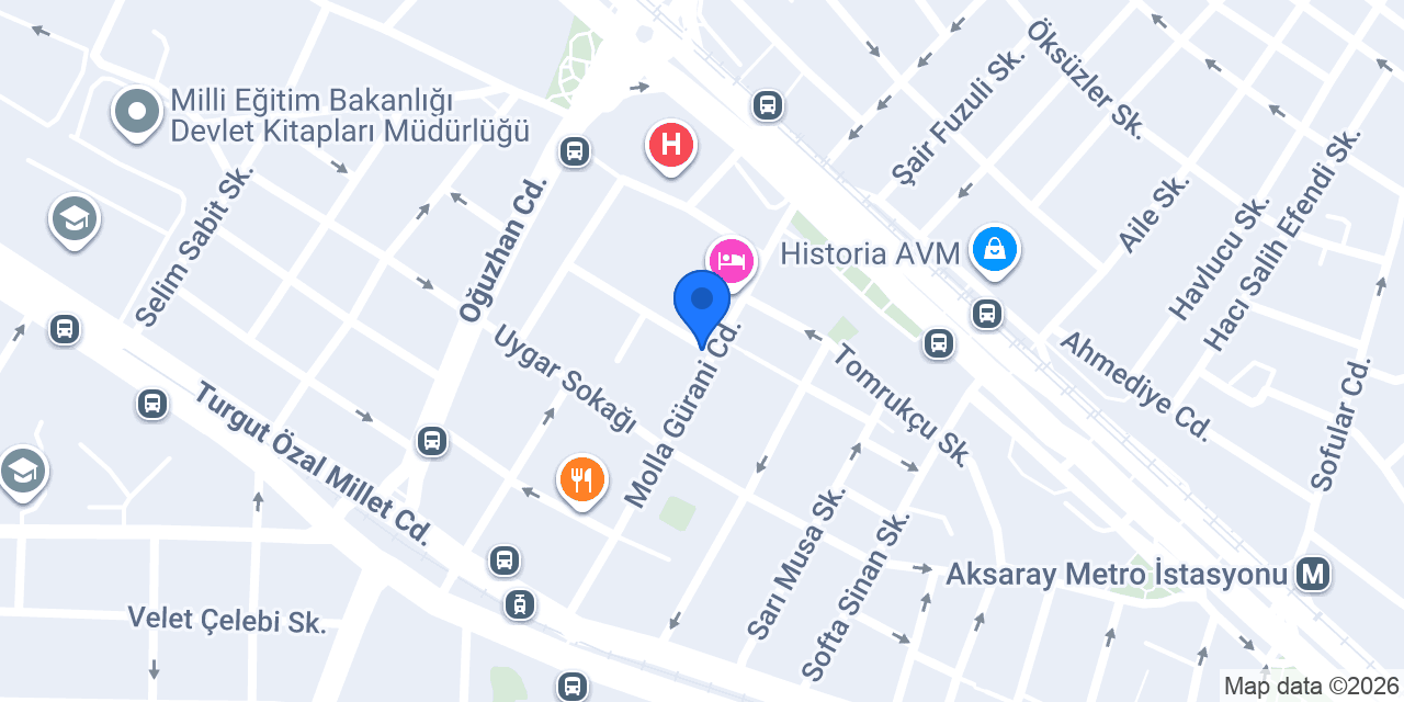 Molla Gürani Eczanesi konumu