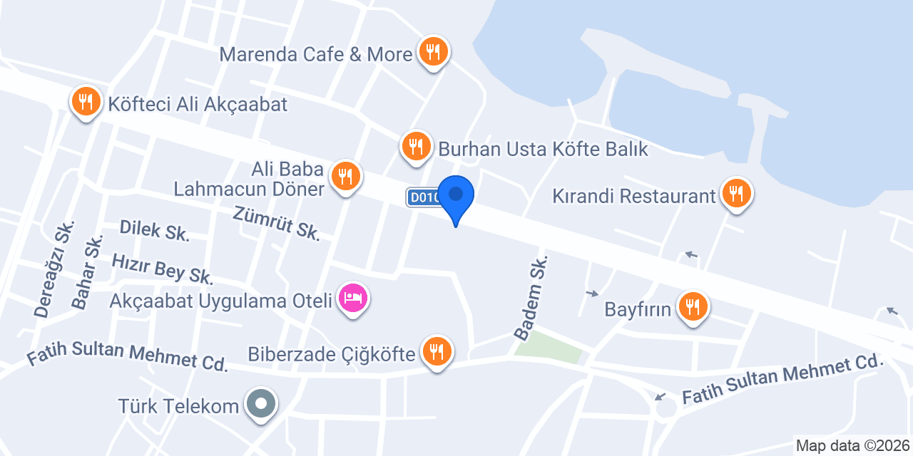 Yılmazlar Makine konumu