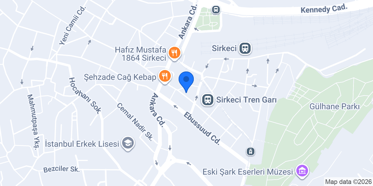 Sirkeci Fısh Kebab Breakfast house konumu