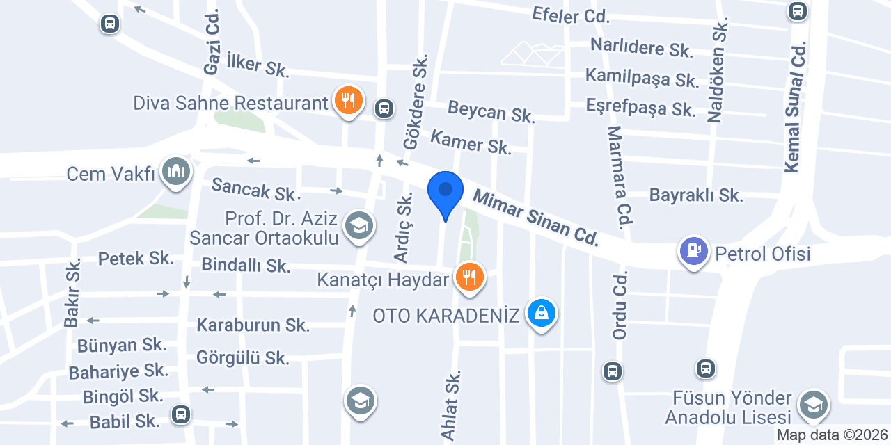 GAR ÖZEL SERVİS konumu