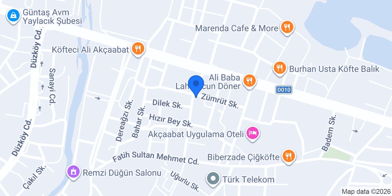 Diyetisyen Şeyma Gerigelmez konumu
