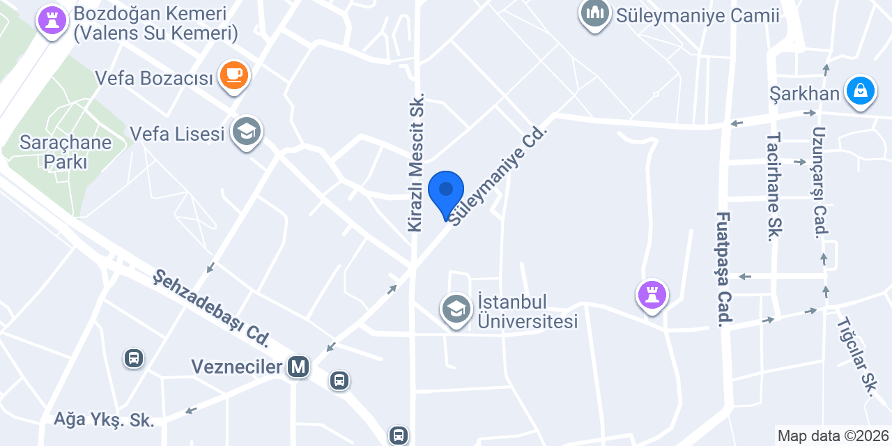Ensar Vakfı konumu