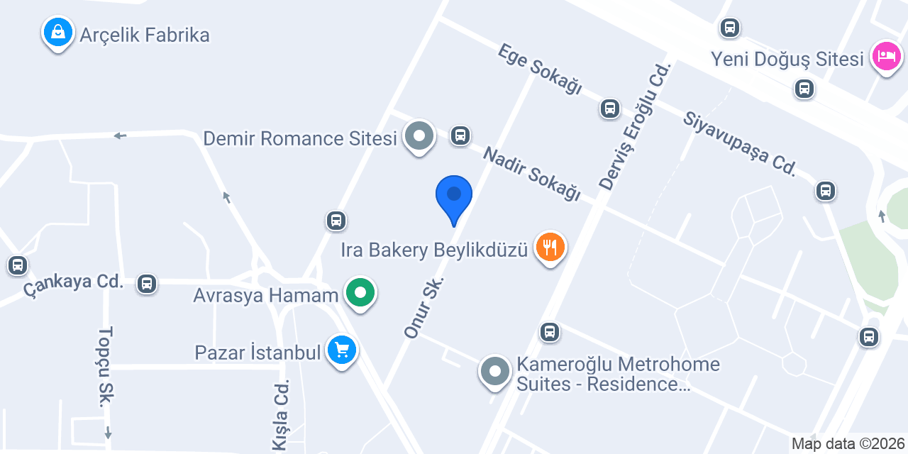 Beylikdüzü Mercan Kasap konumu