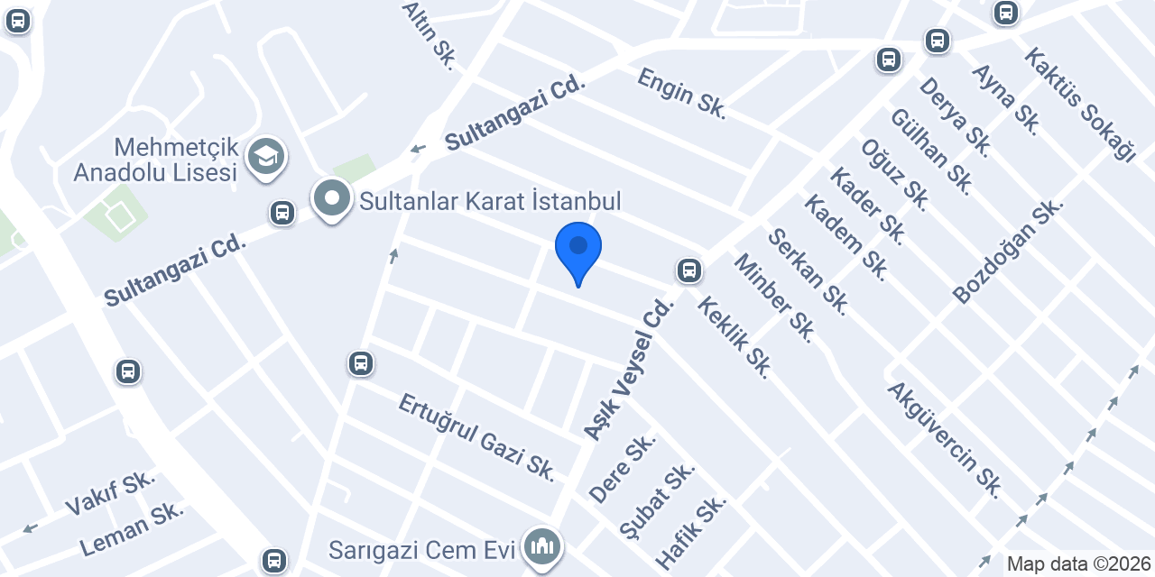 Okapi Doğal Hamur konumu