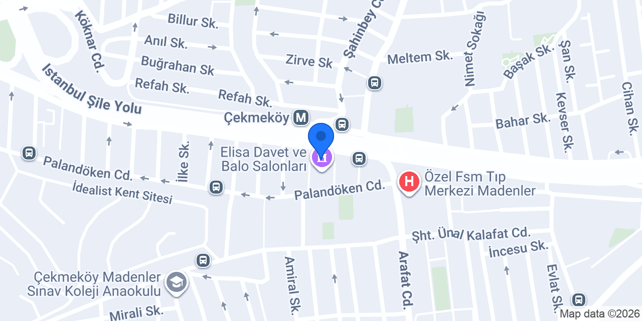 Yeşilçam Çekmeköy Cafe Restaurant konumu