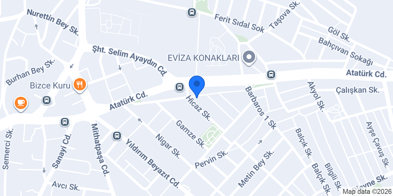 Biskon Tekstil konumu