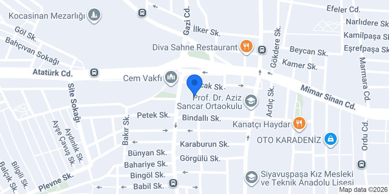 Toki Halit Öge İlkokulu konumu