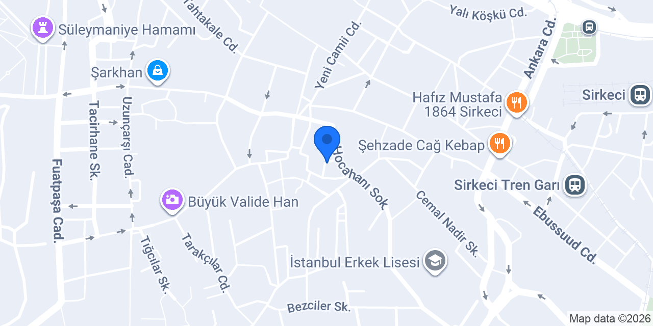 Chef Plus Cağaloğlu konumu