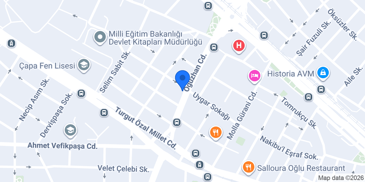 Hotel Topkapı konumu