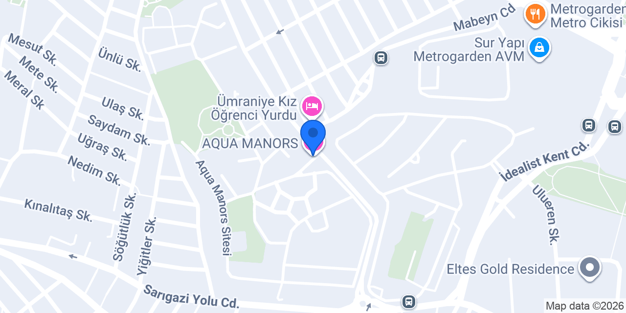 AQUA MANORS konumu