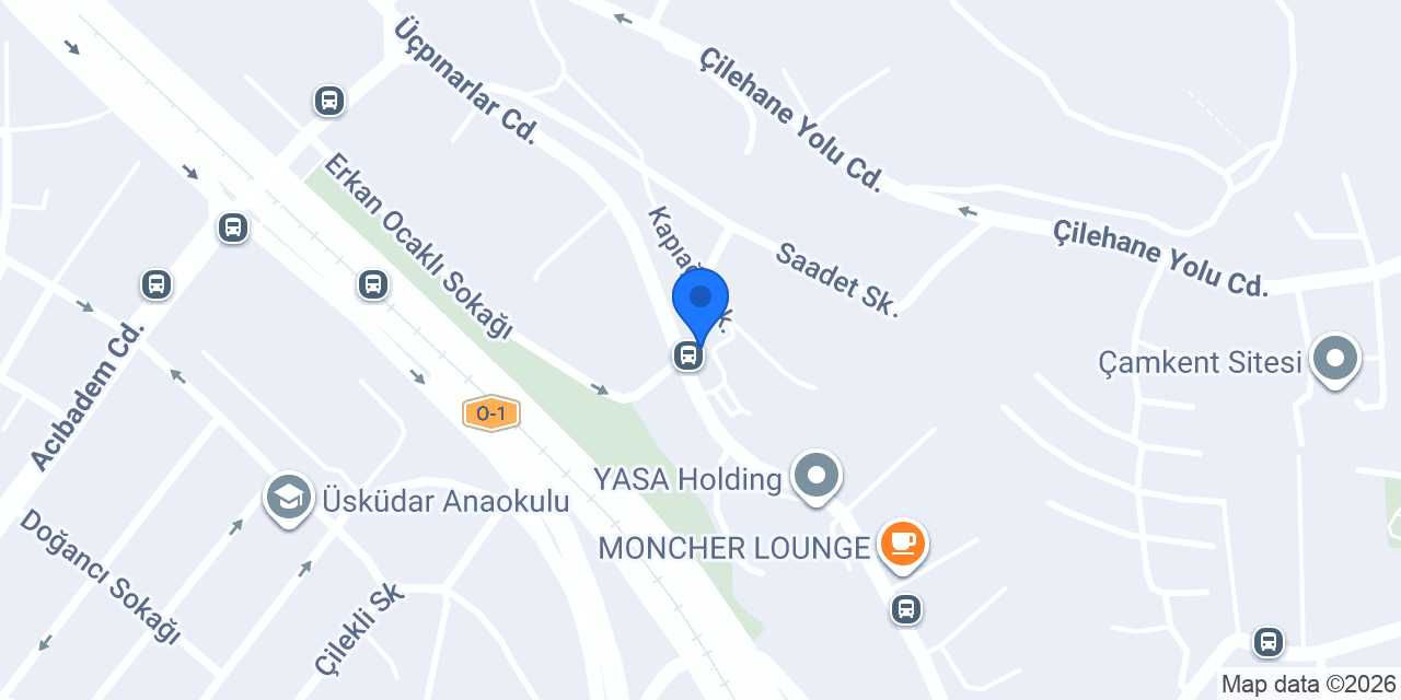 Sheesha Garden Çamlıca konumu
