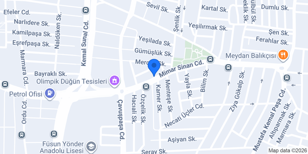 Oses Çiğ Köfte konumu