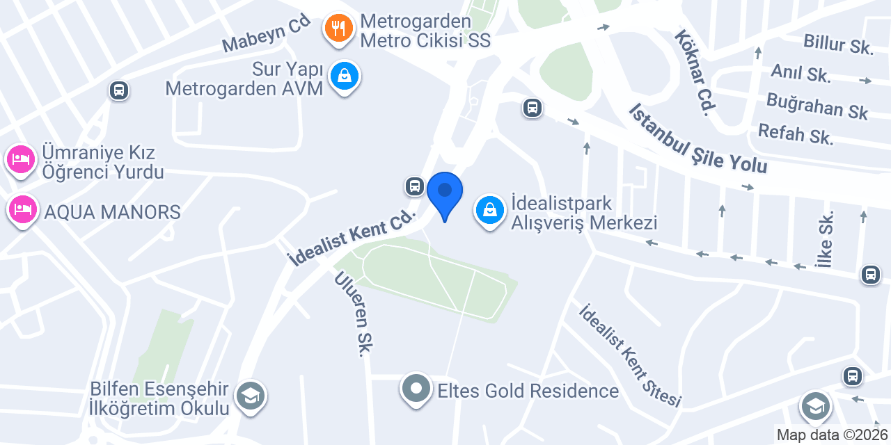 Faruk Güllüoğlu Çekmeköy konumu