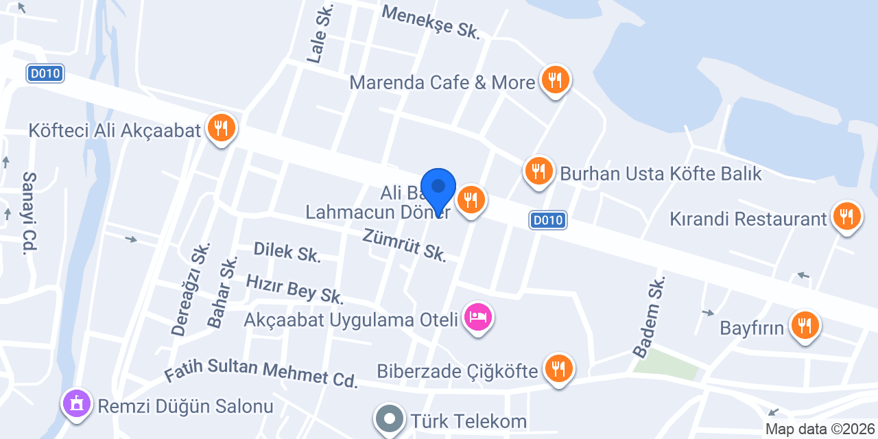 Anatolia Bayan Kuaför konumu