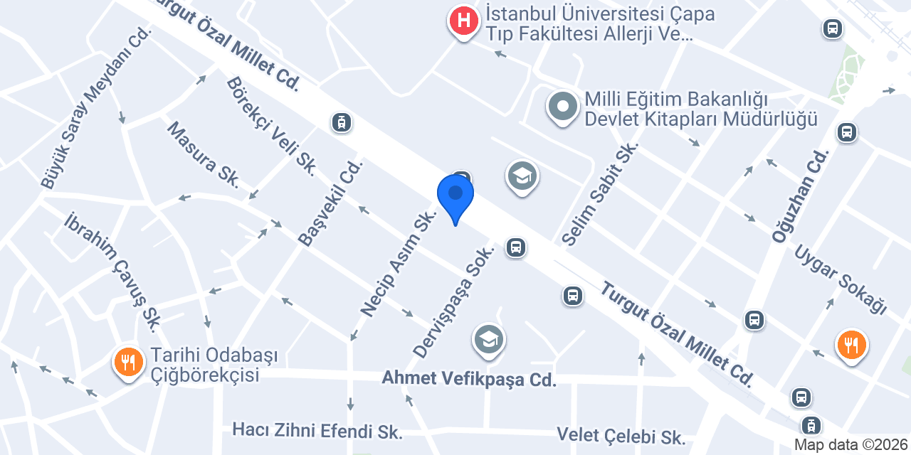İSKUJİ PİZZA, ÇITIR, KÖFTE - ÇAPA konumu