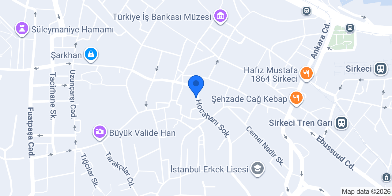 Ahmet cebeci erkek kuaförü konumu