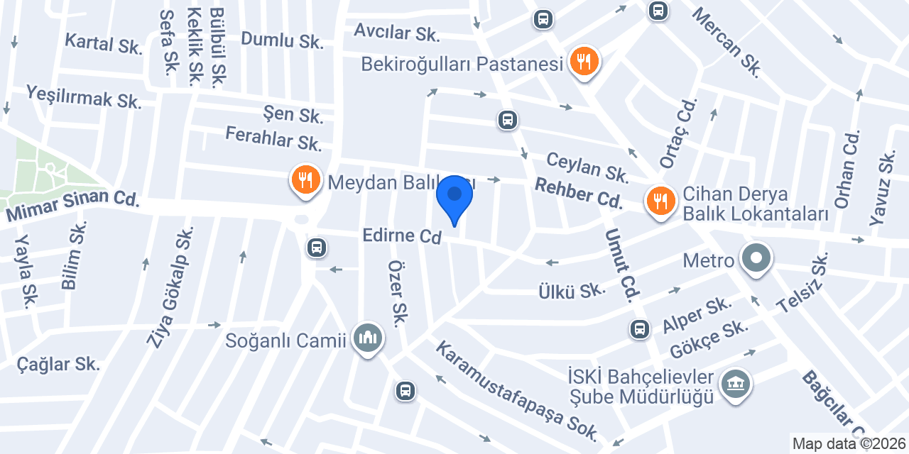Arısoy Kimya konumu