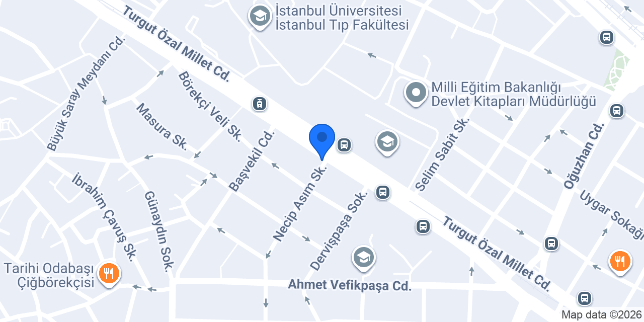 Kahverengi Cafe Çapa konumu