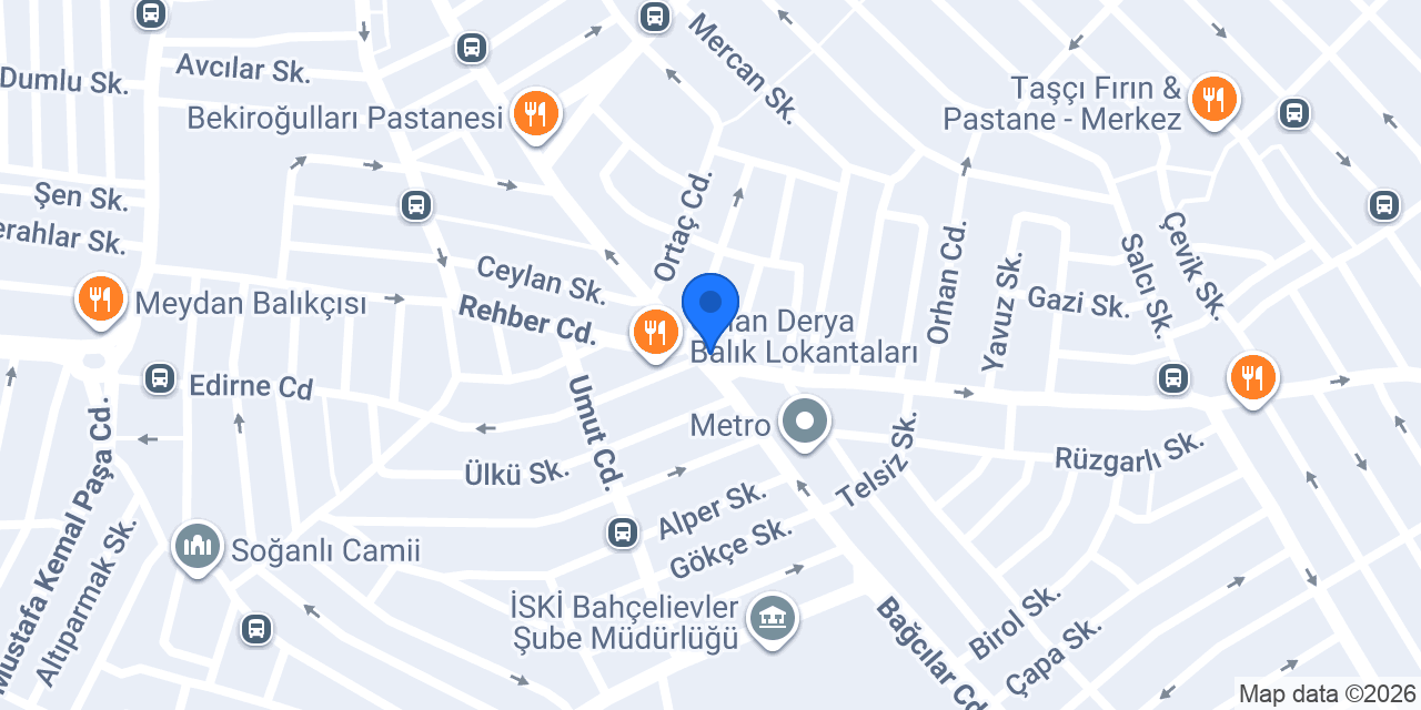 Kasımoğlu Unlu Mamuller konumu