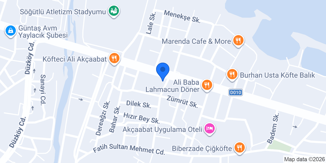 Yataş Bedding I Söğütlü konumu
