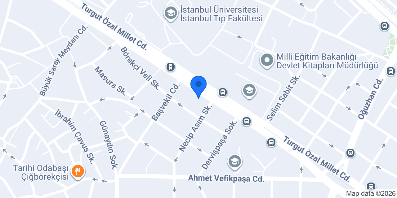 İstanbul Tıp Kitabevi konumu