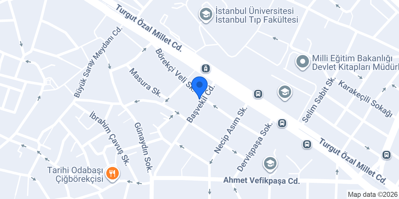 Bereket Döner - Fatih Çapa konumu