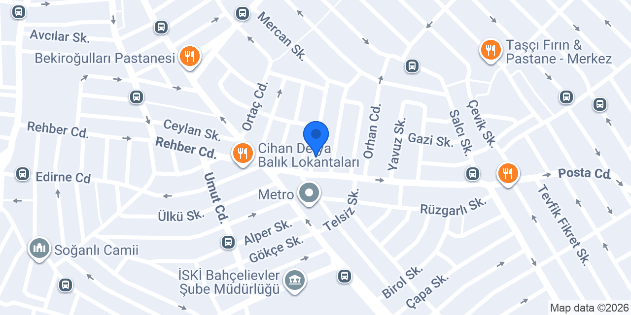 İdeko İç Mimarlık konumu
